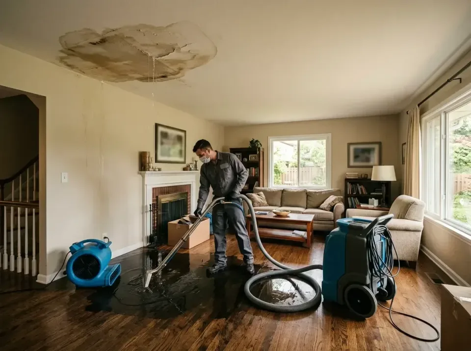 attic-pipe-burst-ceiling-drip-008 — frequently asked questions, Water Damage Restoration & Carpet Care in Chester Heights, PA